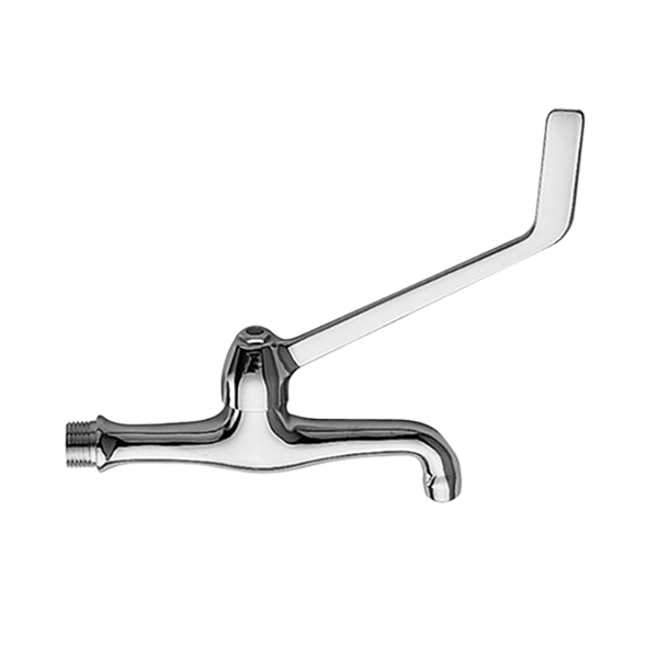 Robinet long mural avec levier