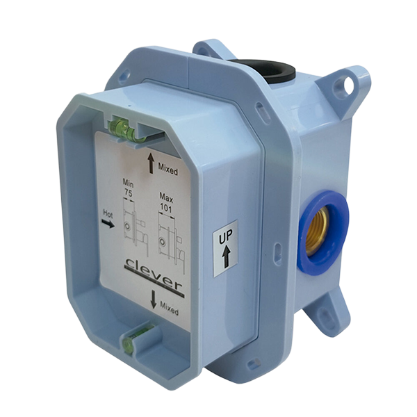 BOITIER ICLEVER 2 POUR DOUCHE ENCASTRÉ 1-2 VOIES