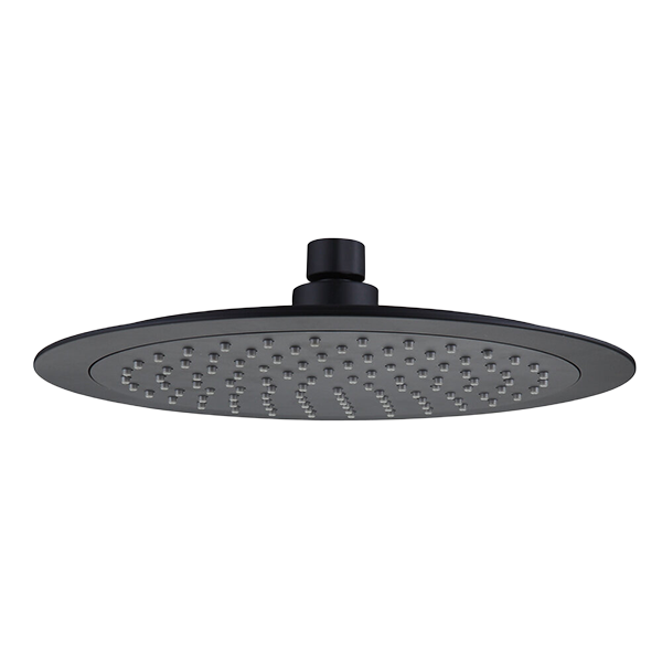 DOUCHE DE TÊTE RONDE UP! URBAN SLIM Ø250 MM NOIRE MAT