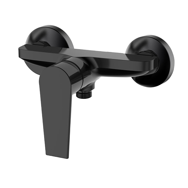 MITIGEUR DOUCHE AVEC ACCESSOIRES DE DOUCHE 3 JETS AGORA XTREME NOIR MAT ECONATURE