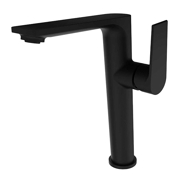 MITIGEUR LAVABO 235MM 5L/MIN AGORA XTREME NOIR MAT POIGNÉE LATÉRALE