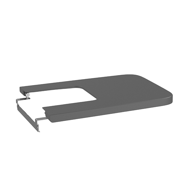 ABATTANT EN SUPRALIT® SQUARE, DOUBLE LAQUÉ, FREIN DE CHUTE « SILENCIO »