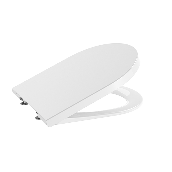 ABATTANT EN SUPRALIT® FREIN DE CHUTE « SILENCIO », DOUBLE LAQUÉ DÉCLIPSABLE