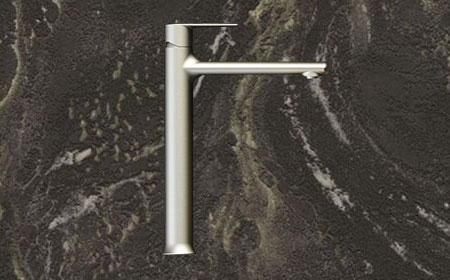 Vanity nickel brosse