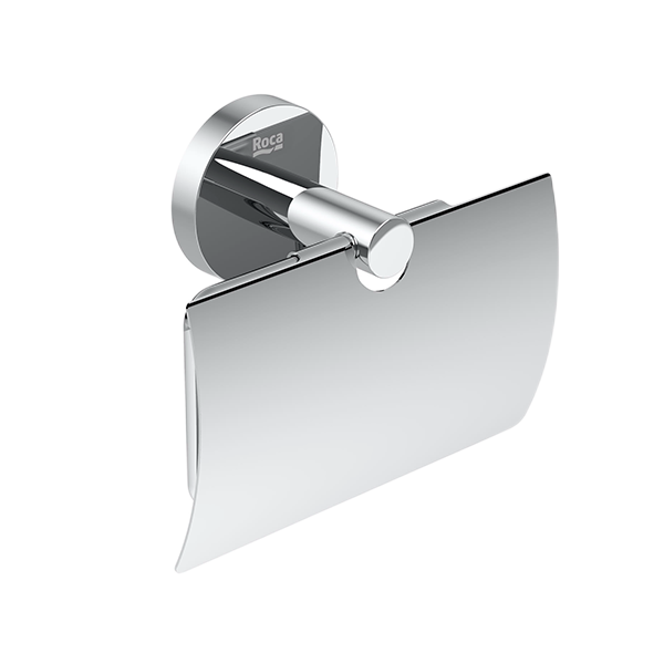 PORTE-PAPIER ROULEAU AVEC COUVERCLE CHROMÉ