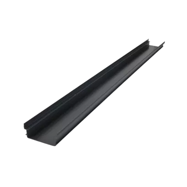 CANIVEAU BAS EN PVC ANTHRACITE, LONGUEUR 3 M