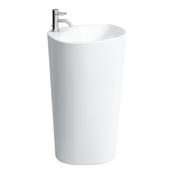 LAVABO AVEC COLONNE INTÉGRÉE, AVEC CONNEXION MURALE