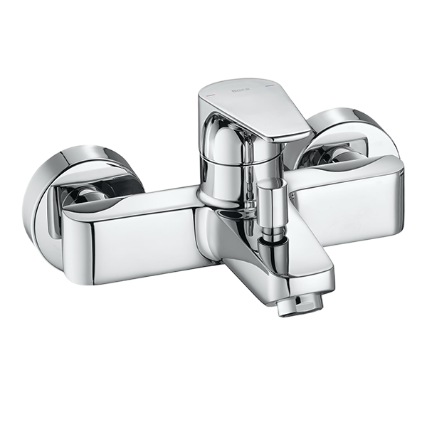 BAIN-DOUCHE MURAL AVEC INVERSEUR AUTOMATIQUE ET CLAPET ANTI-RETOUR, LIVRÉ SANS RECORD, SANS FLEXIBLE, NI DOUCHETTE