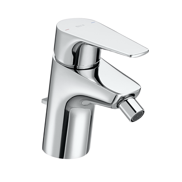 BIDET MONOTROU À JET MOBILE, LIVRÉ AVEC VIDAGE AUTOMATIQUE EN LAITON ET FLEXIBLES D&rsquo;ALIMENTATION